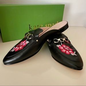 Kate Spade New York Canyon Redle Leather Mules 10